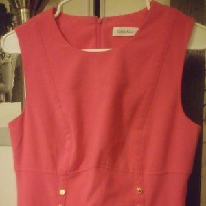 Rare find! Womens size 6 Hot Pink CK Dress